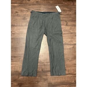 Prada Authentic Gray Straight Trouser Pants, Size 36 x27 *